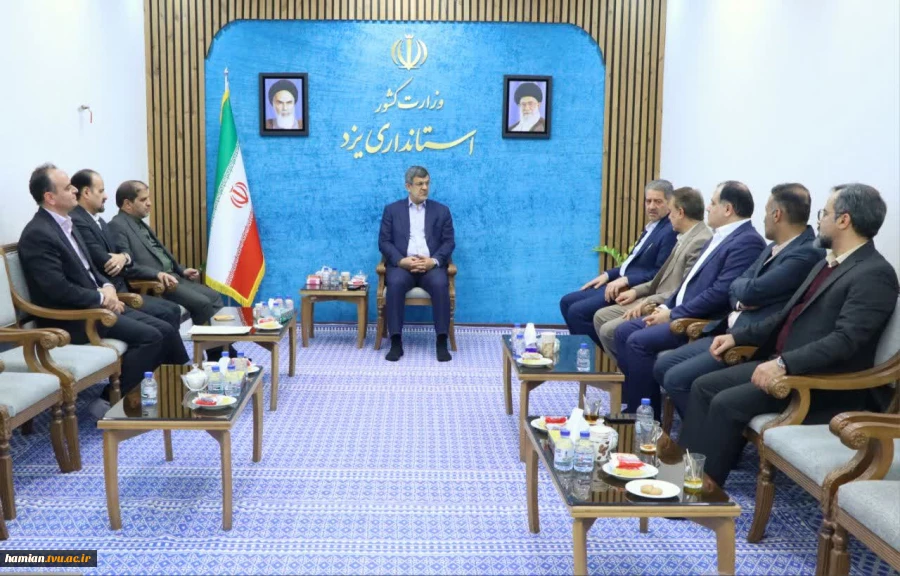 دیدار رئیس دانشگاه ملی مهارت با استاندار یزد 4